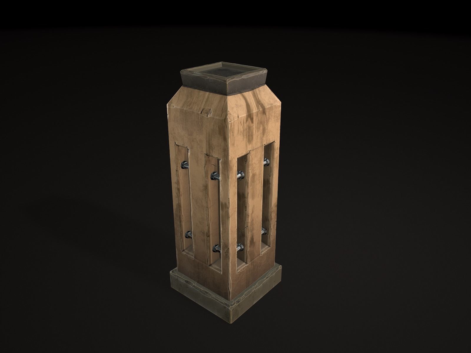 OLD CEMETERY ASSET PACK Low-poly 3D model_28