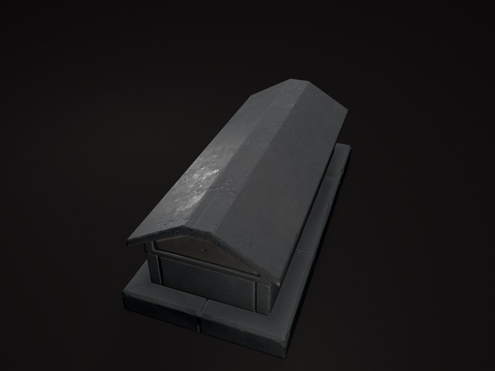 OLD CEMETERY ASSET PACK Low-poly 3D model_74