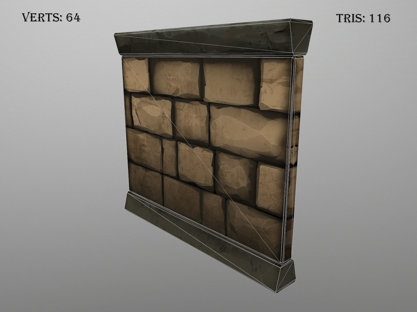 OLD CEMETERY ASSET PACK Low-poly 3D model_55