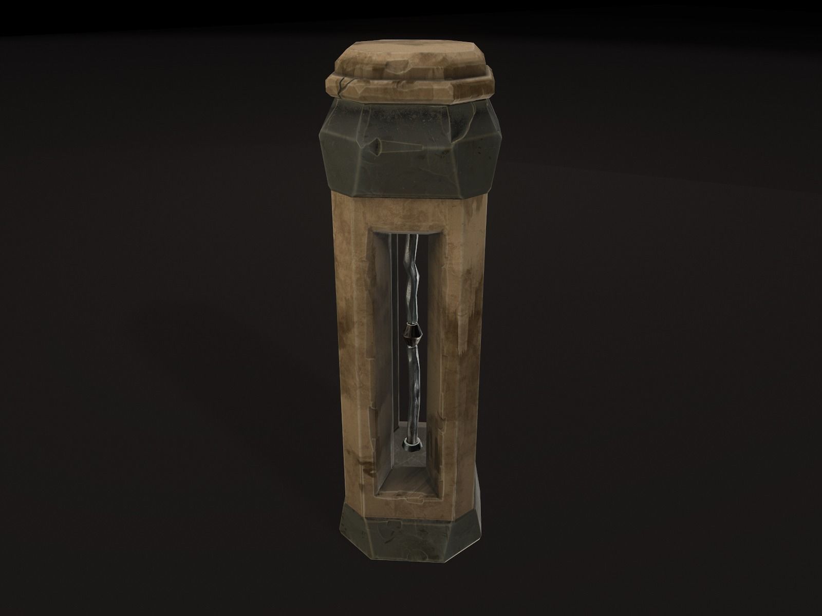 OLD CEMETERY ASSET PACK Low-poly 3D model_9