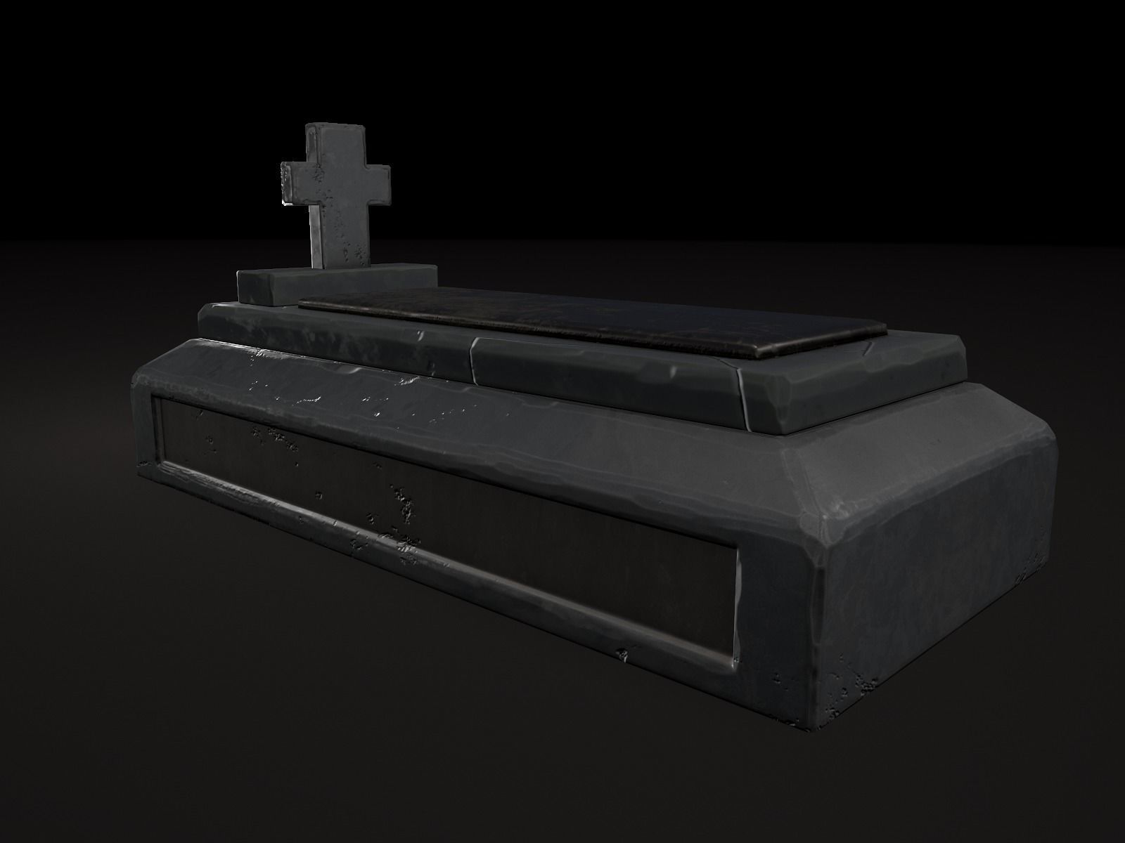 OLD CEMETERY ASSET PACK Low-poly 3D model_76