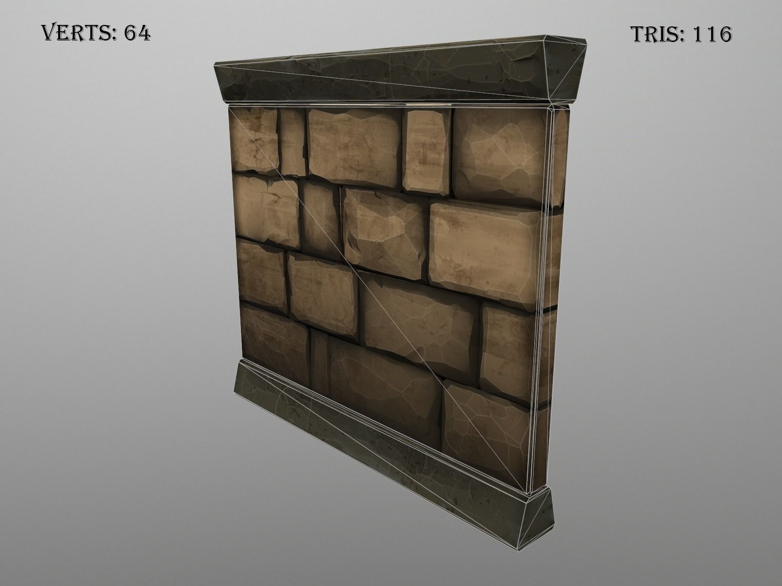 OLD CEMETERY ASSET PACK Low-poly 3D model_56