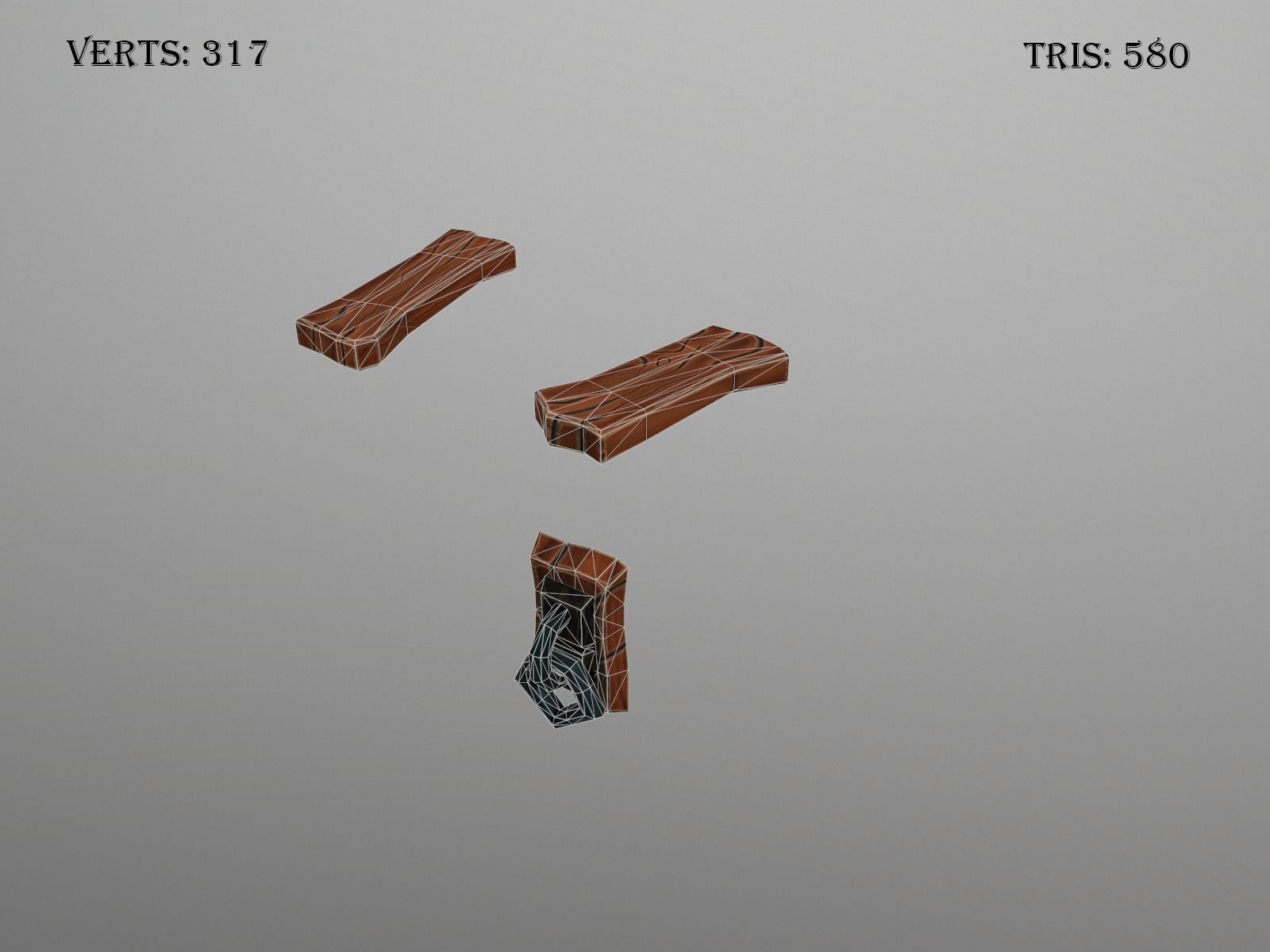 OLD CEMETERY ASSET PACK Low-poly 3D model_47