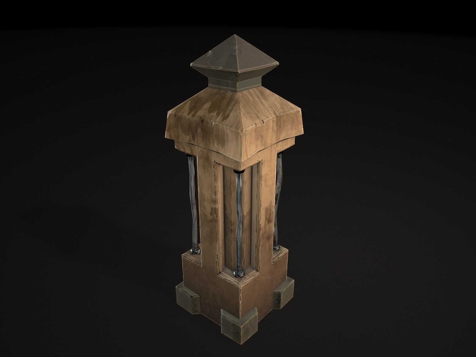 OLD CEMETERY ASSET PACK Low-poly 3D model_24