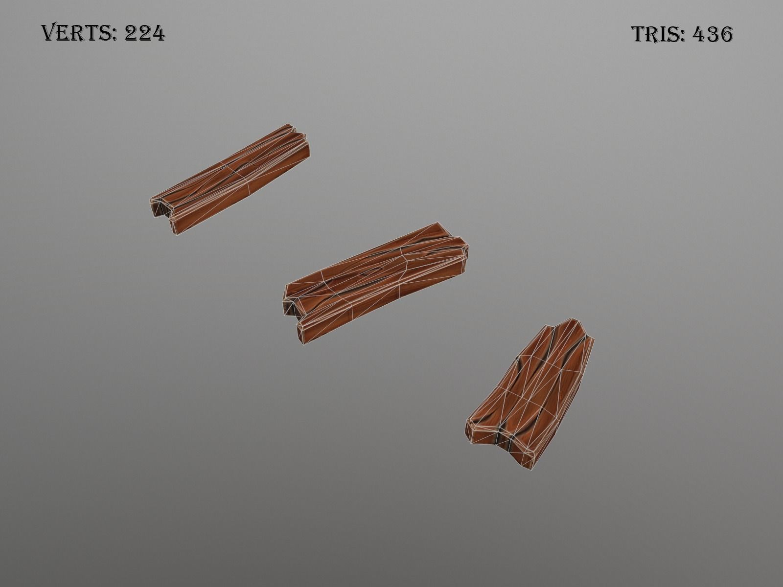 OLD CEMETERY ASSET PACK Low-poly 3D model_41