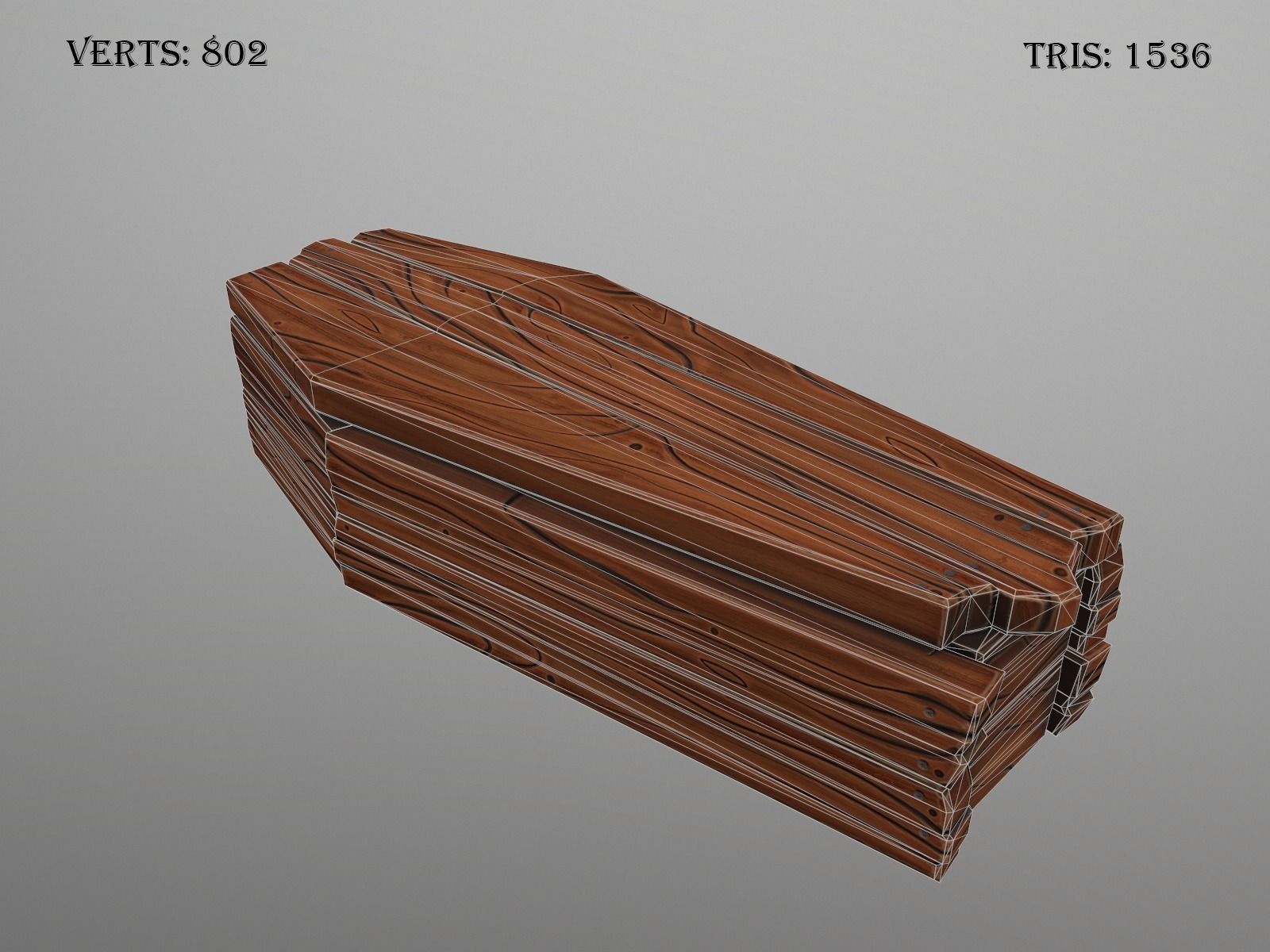 OLD CEMETERY ASSET PACK Low-poly 3D model_39