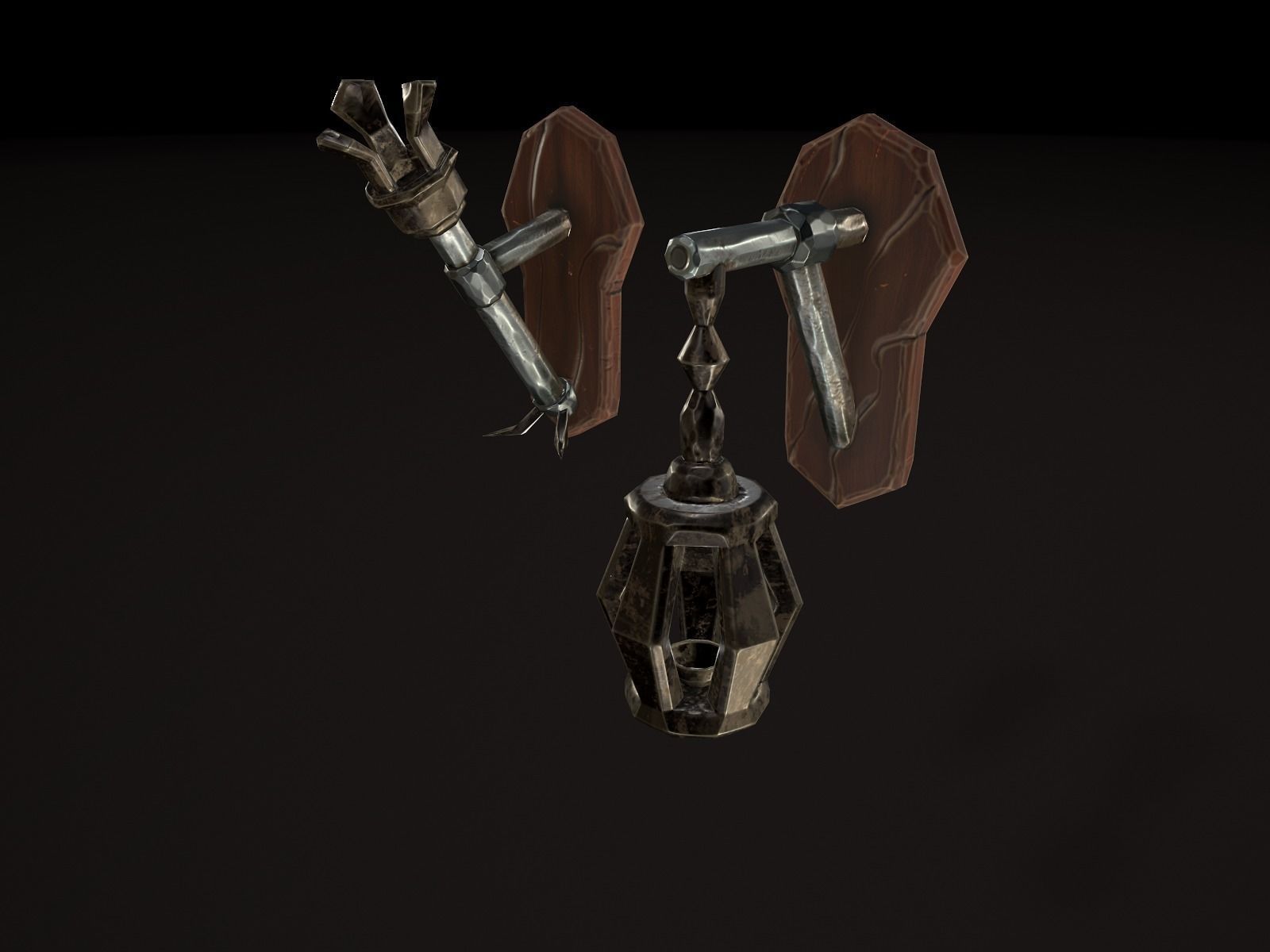 OLD CEMETERY ASSET PACK Low-poly 3D model_18