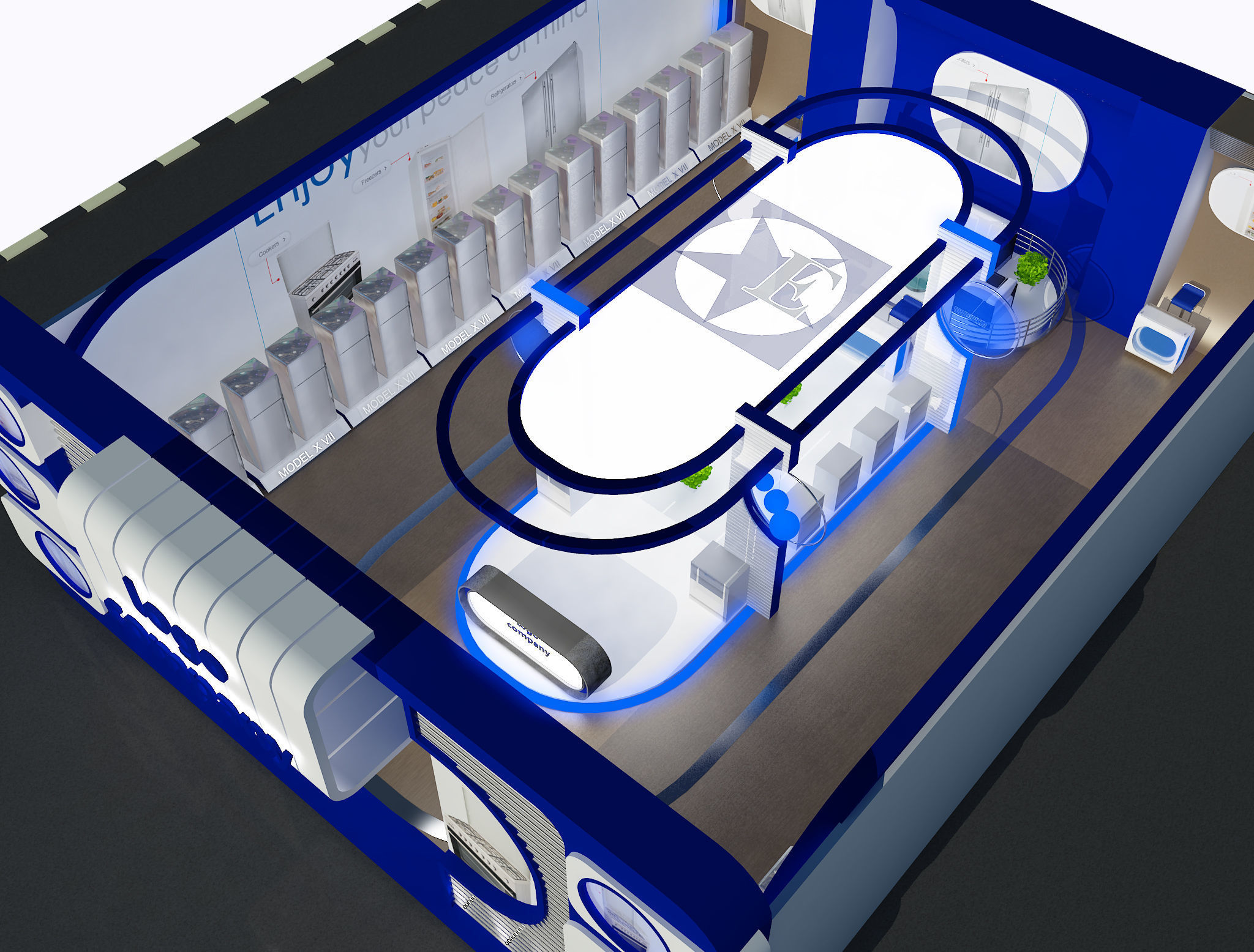  Exterior Design Tent Layout a67 3D model_10