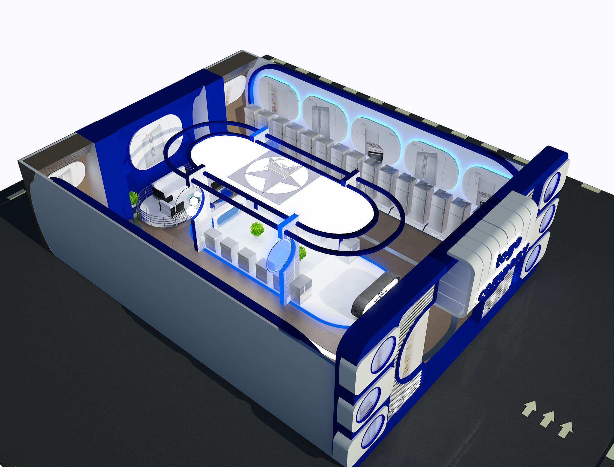  Exterior Design Tent Layout a67 3D model_16