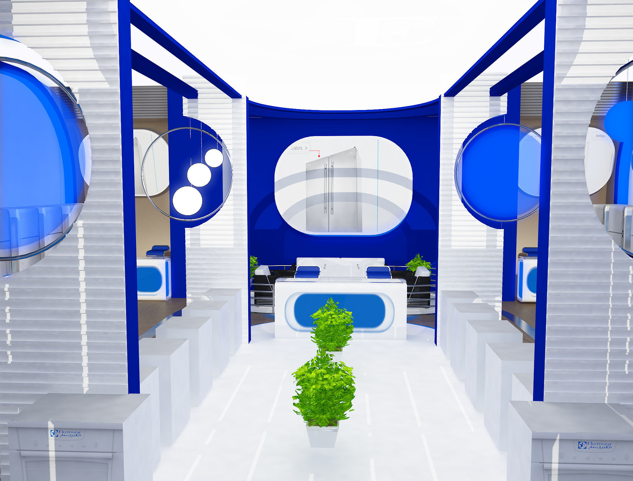  Exterior Design Tent Layout a67 3D model_6