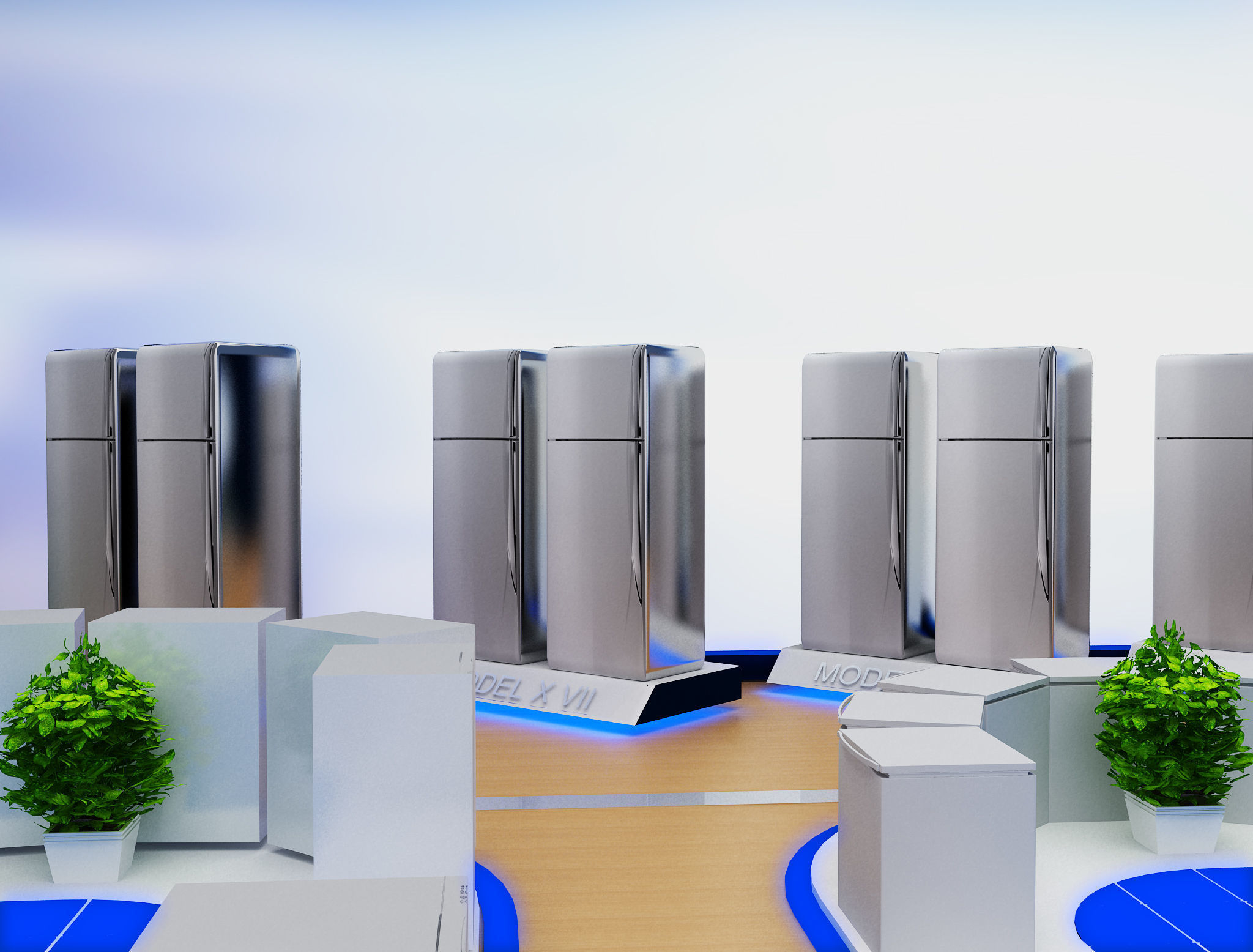 Exterior Design Tent Layout a68 3D model_20