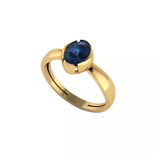 Women ring with stones for 3D printing gold and silver