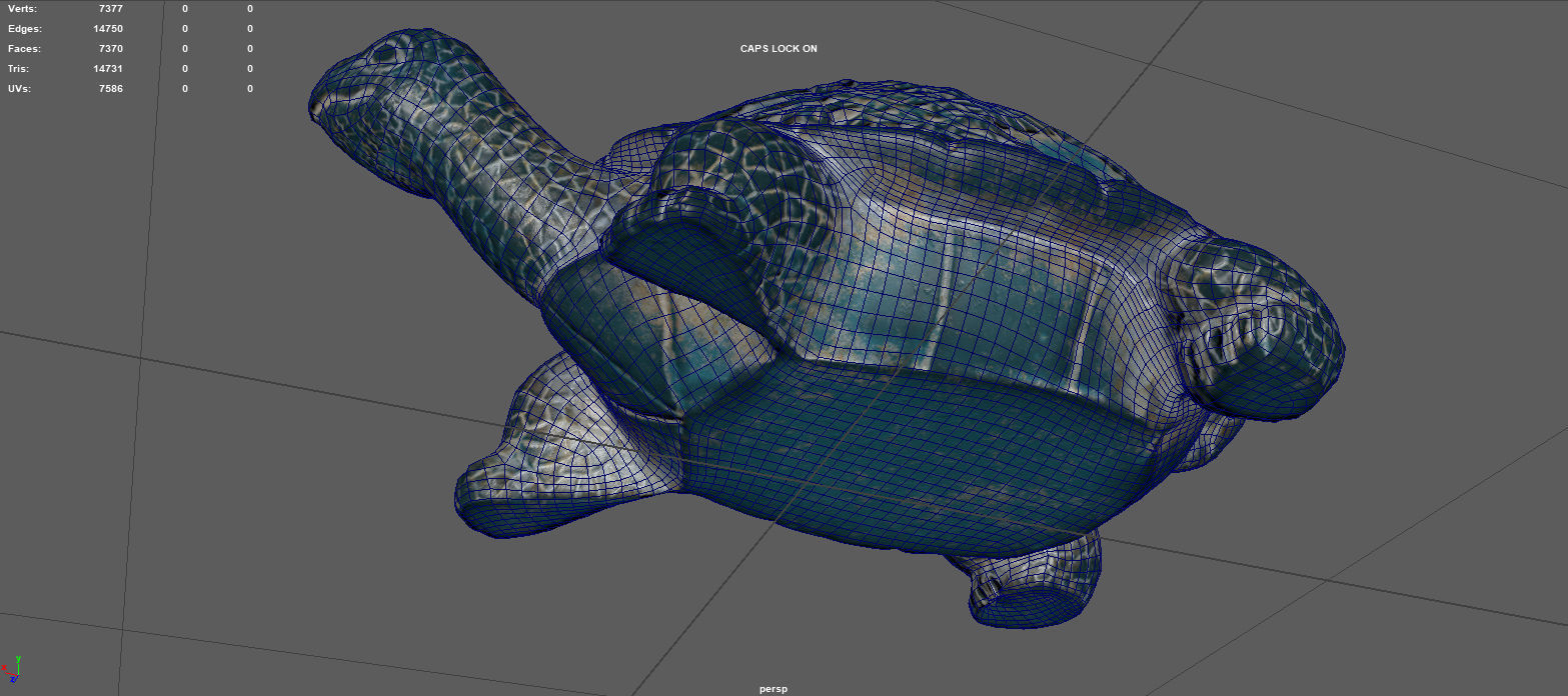 GARDEN TURTLE Low-poly 3D model_16