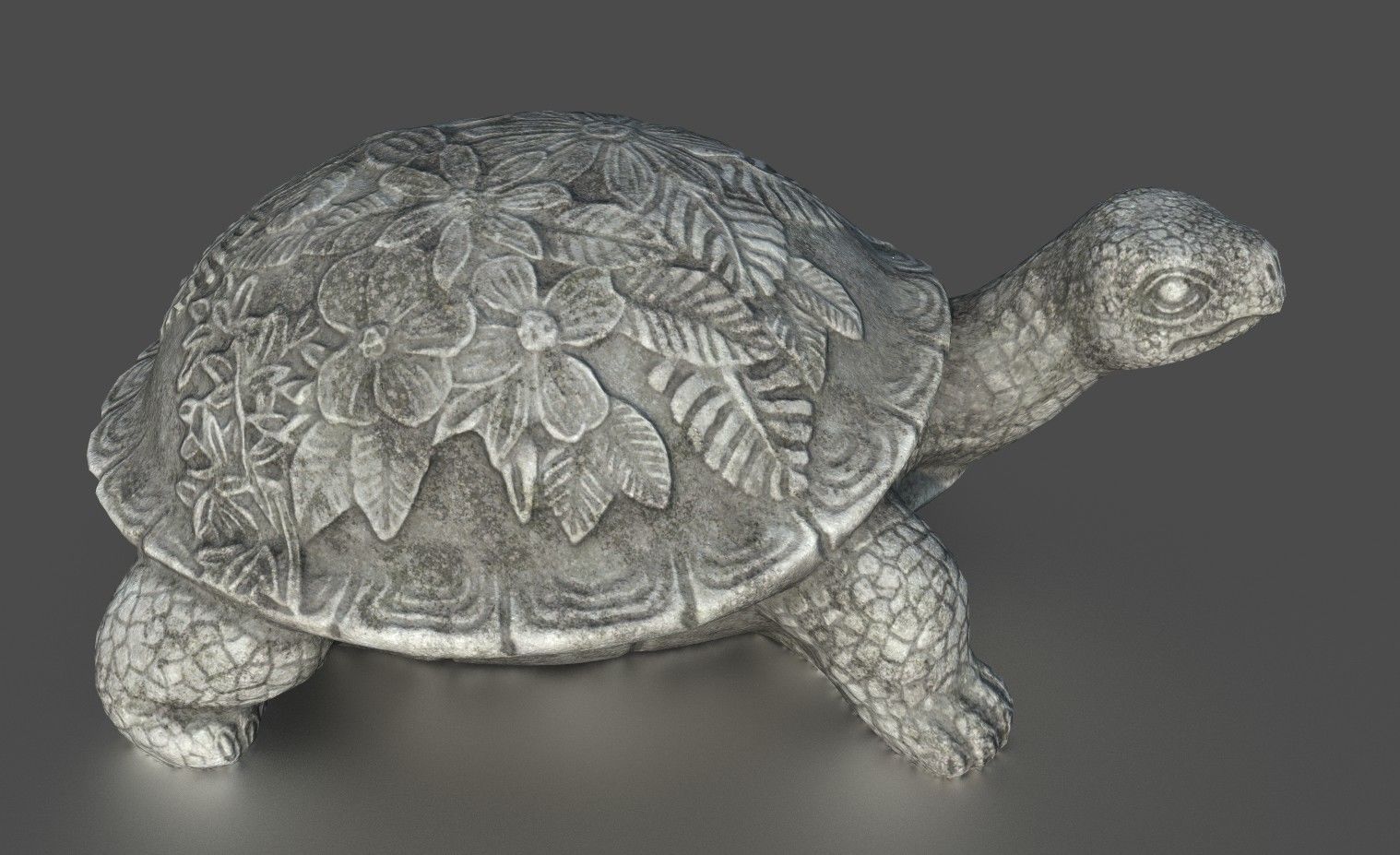 GARDEN TURTLE Low-poly 3D model_6