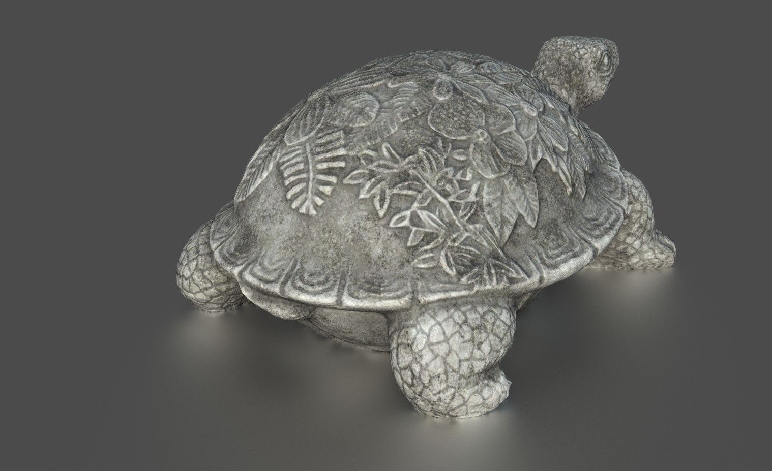 GARDEN TURTLE Low-poly 3D model_9