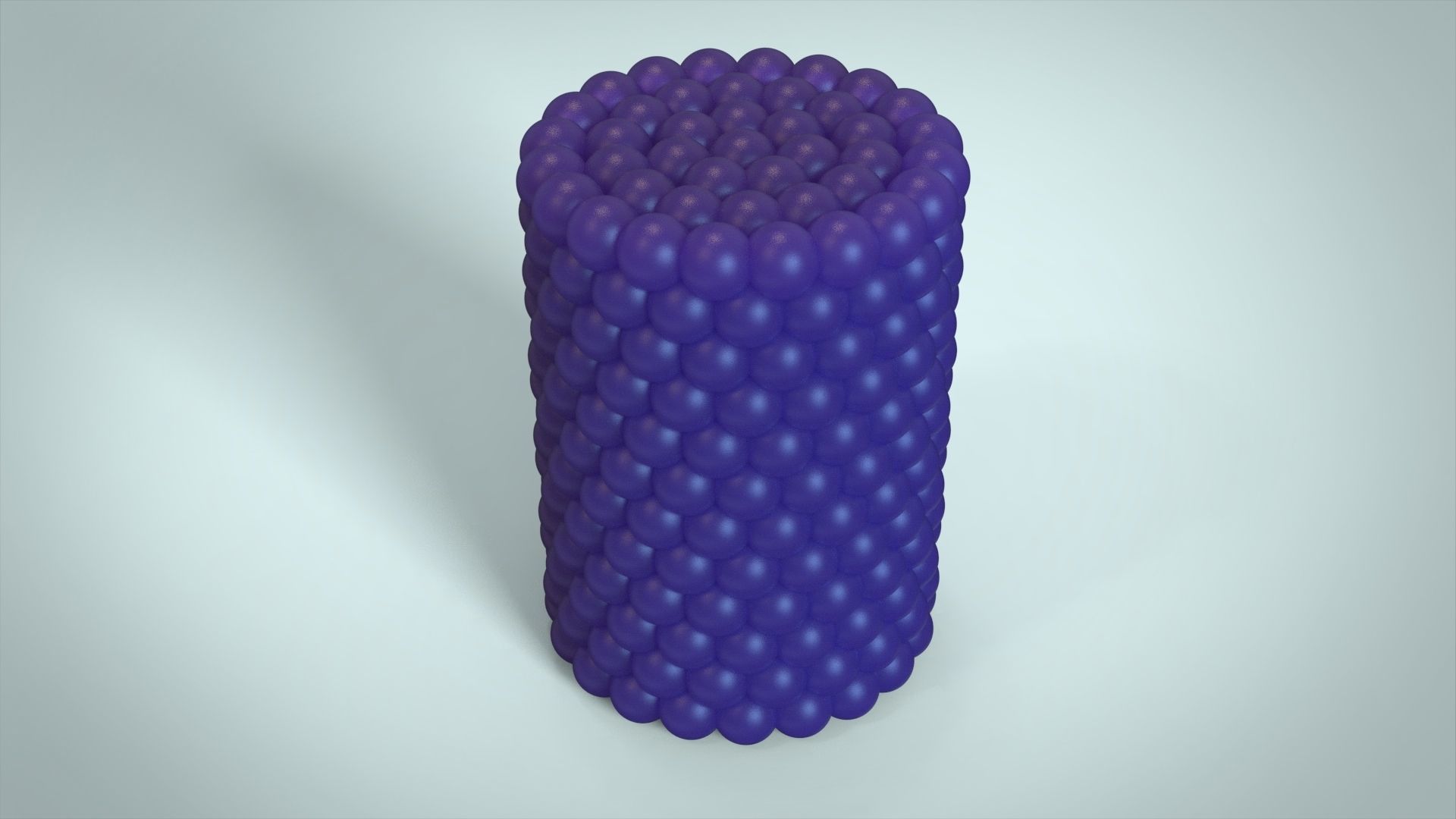 Candle bubble cylinder  3D print model_6