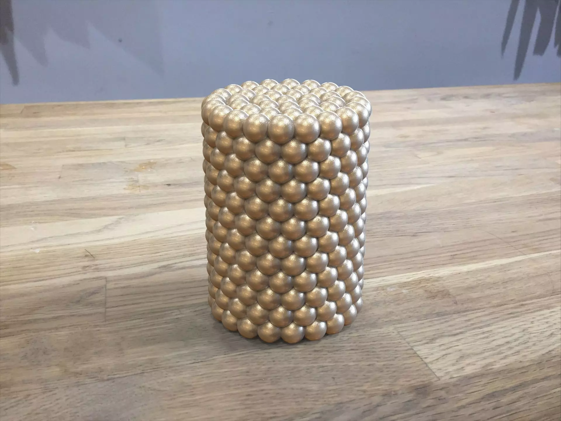 Candle bubble cylinder  3D print model_0