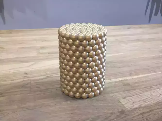 Candle bubble cylinder 