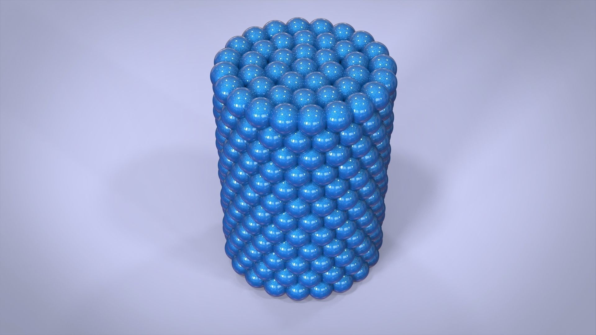 Candle bubble cylinder  3D print model_5