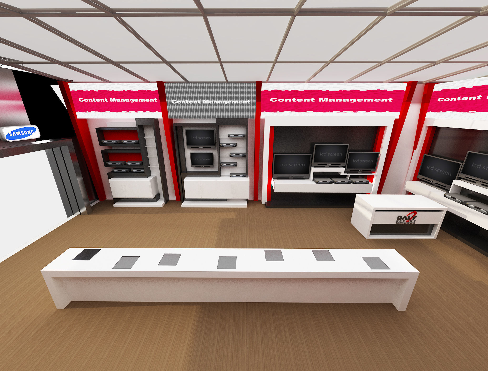 Exterior Design Tent Layout a69 3D model_12