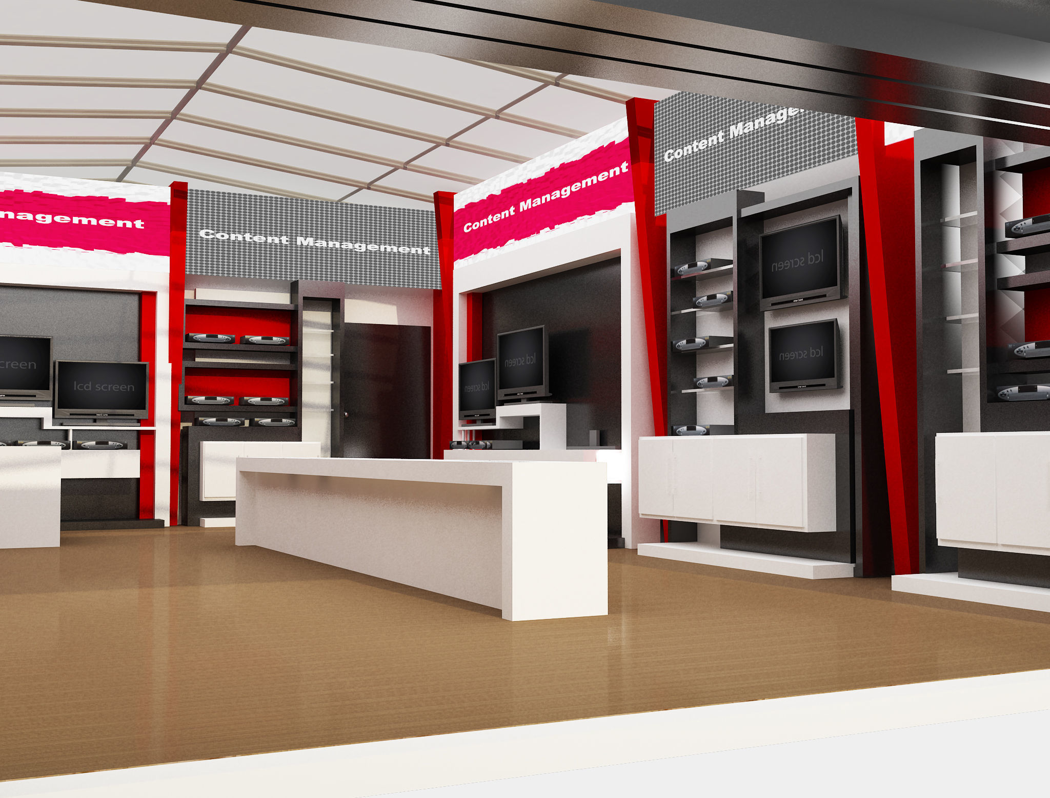 Exterior Design Tent Layout a69 3D model_4