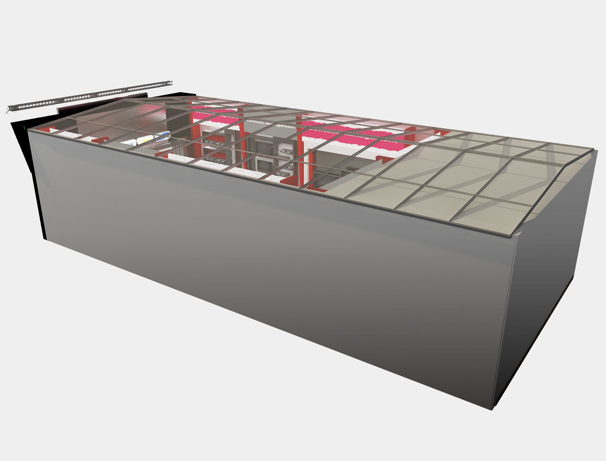 Exterior Design Tent Layout a69 3D model_10