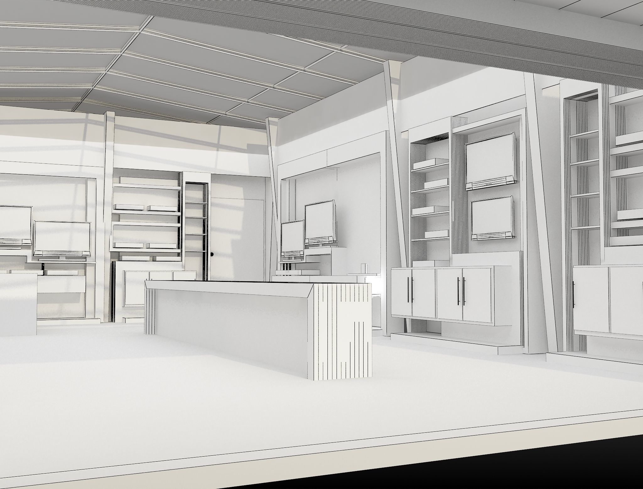 Exterior Design Tent Layout a69 3D model_5