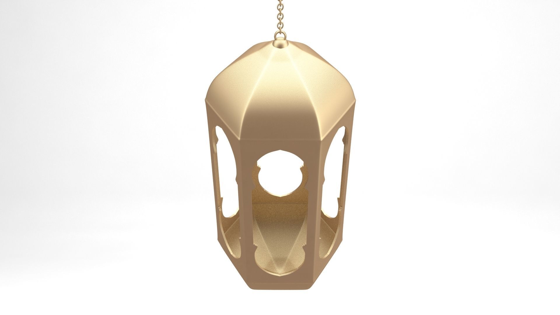 Hanging Lantern 3D model_3