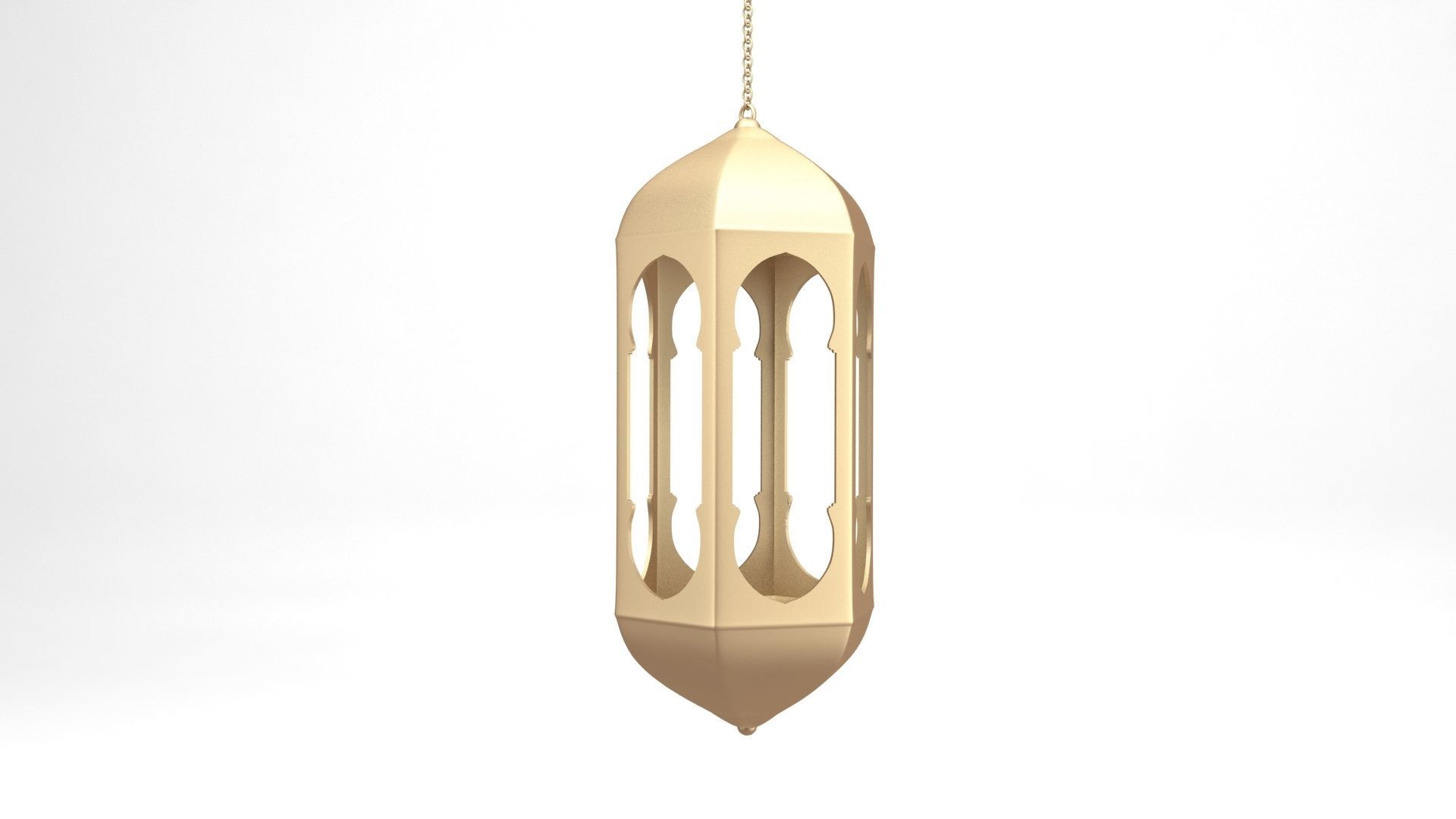 Hanging Lantern 3D model_2