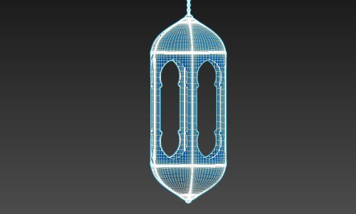 Hanging Lantern 3D model_10