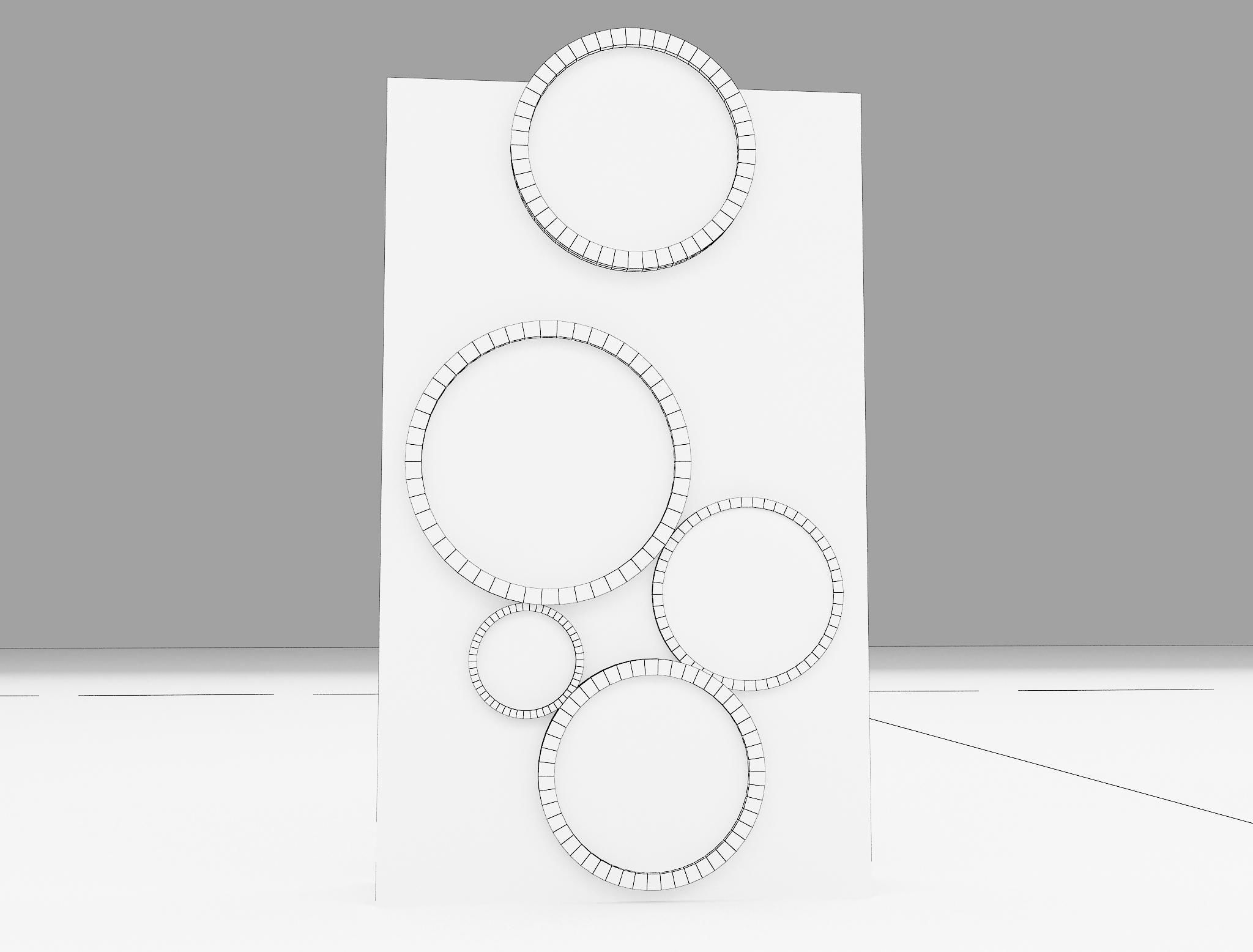 christmas event setup  3D model_7