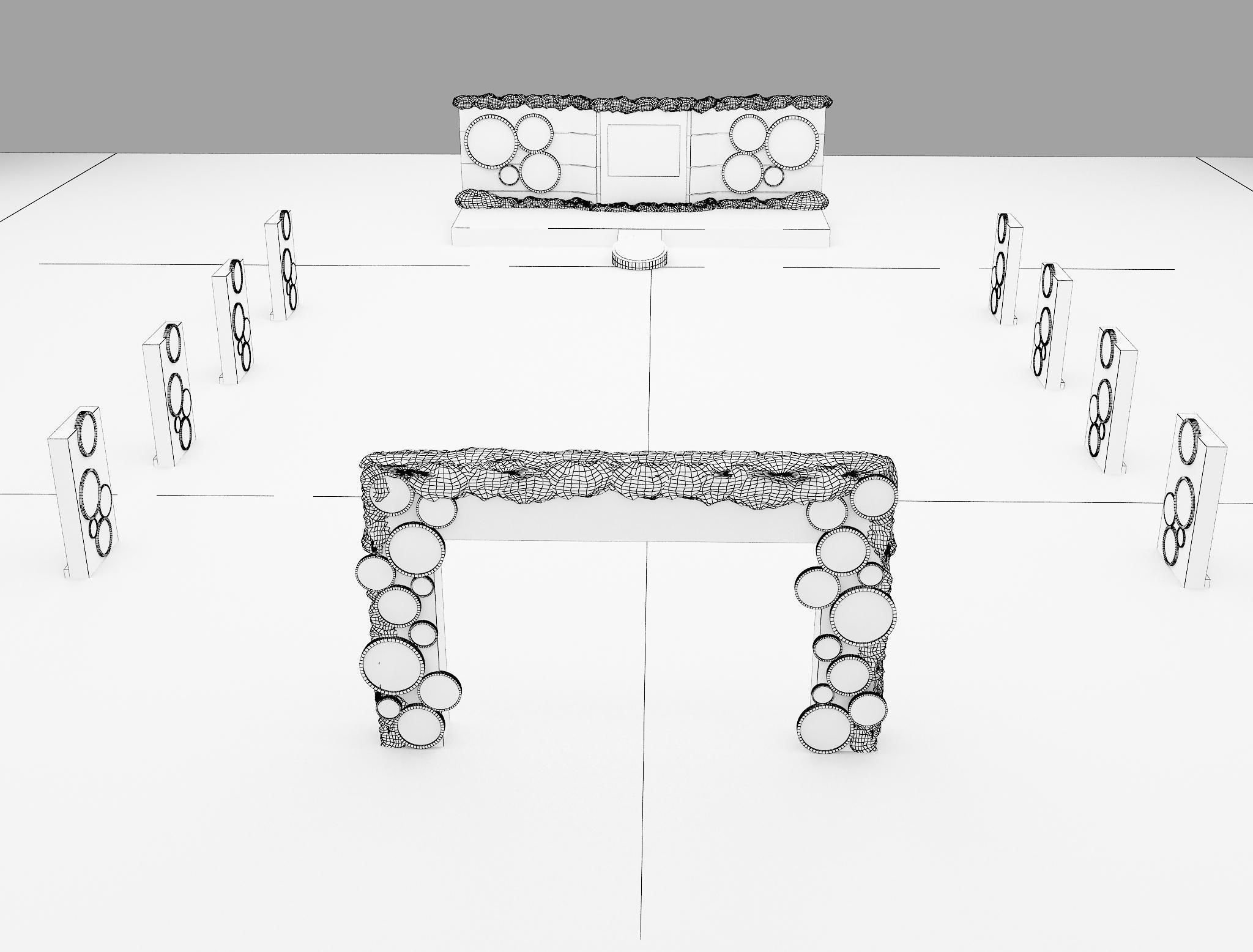 christmas event setup  3D model_1