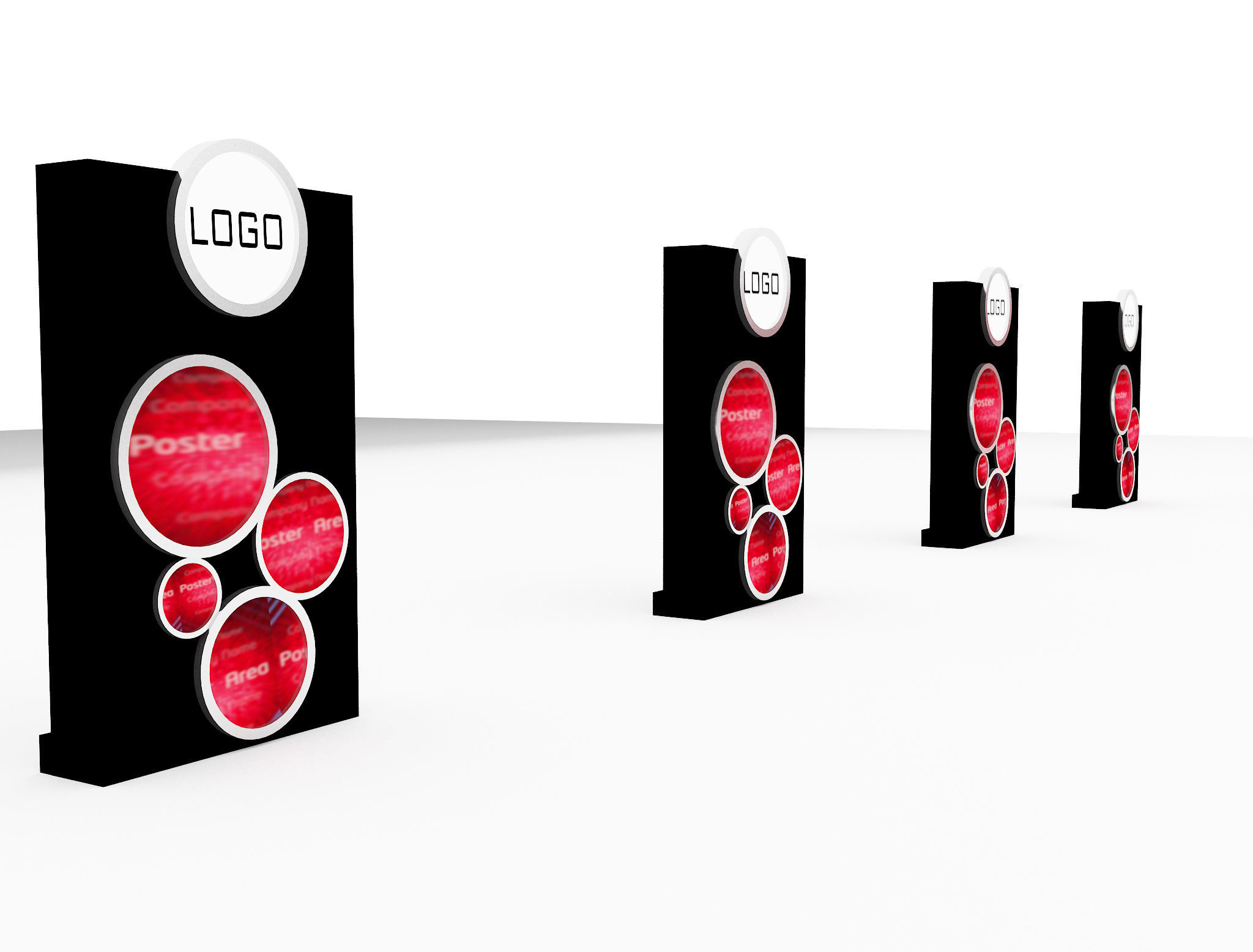 christmas event setup  3D model_8