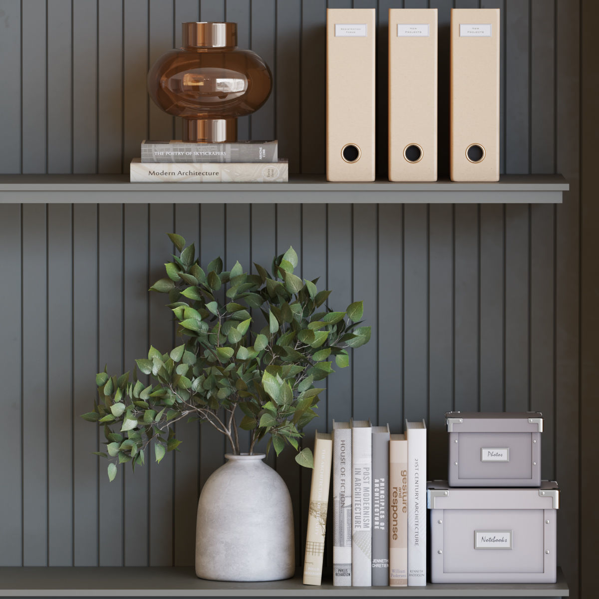 Workplace-07 modern office furniture 3D model_5