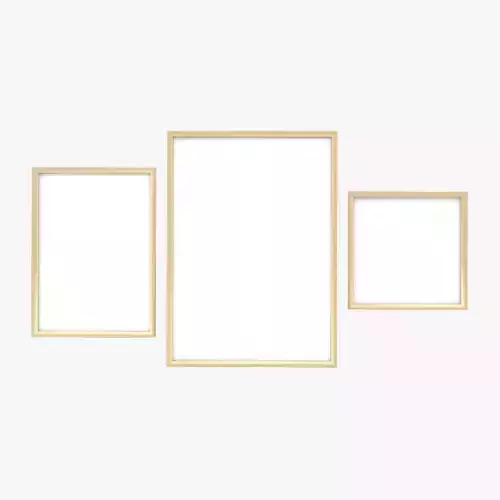 Frames Set empty frame