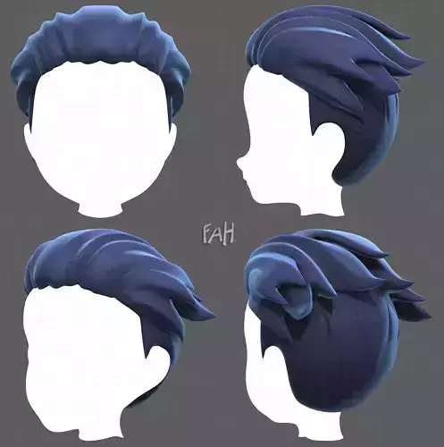 Base Hair for Boy V04