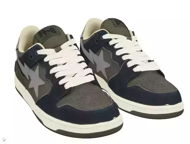 Bape SK8 STA fabric sneaker