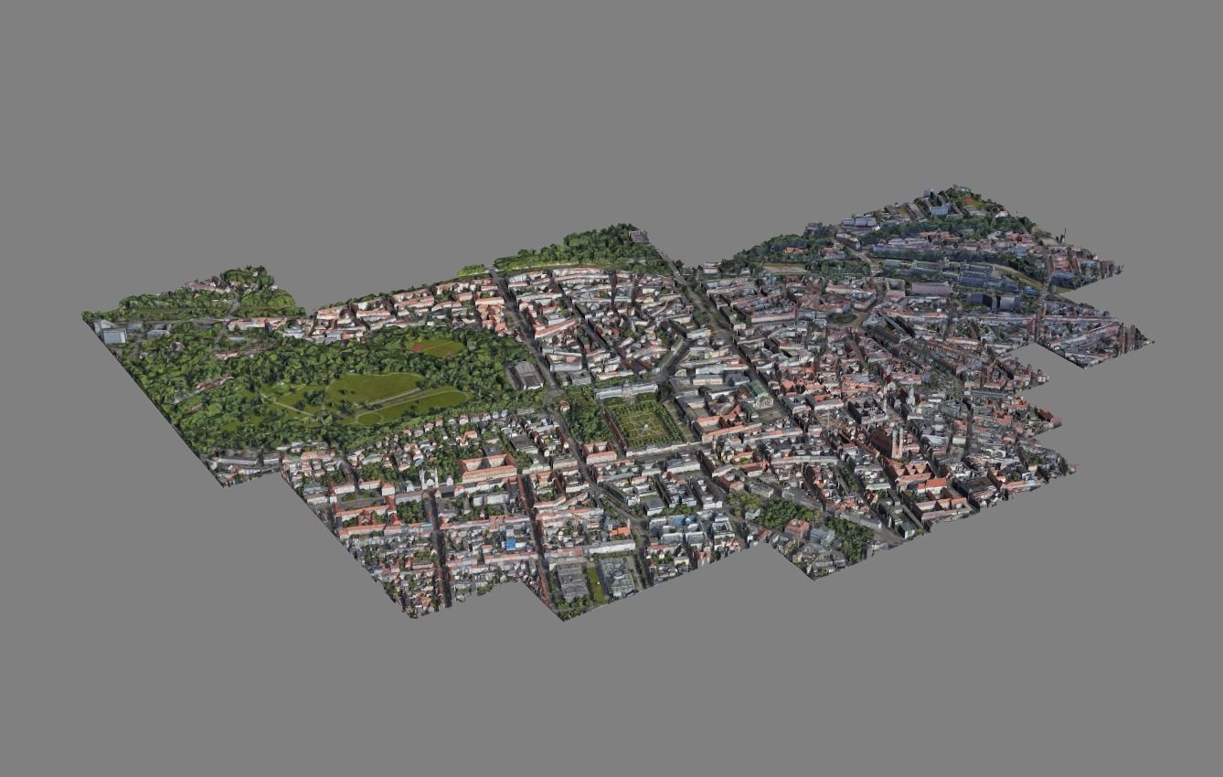 Map Munich-Allemagne - Model 3D 3D model_12