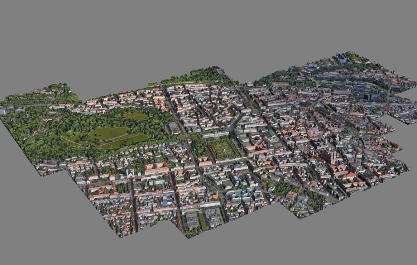 Map Munich-Allemagne - Model 3D 3D model_11