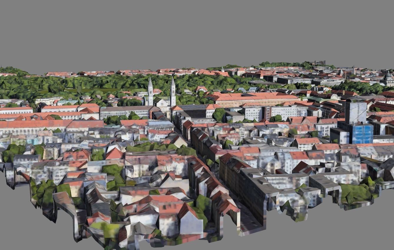 Map Munich-Allemagne - Model 3D 3D model_10