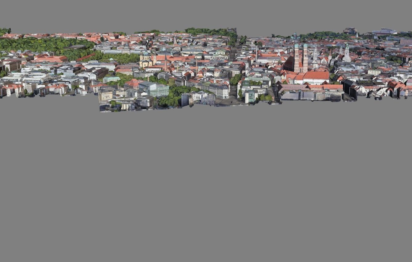 Map Munich-Allemagne - Model 3D 3D model_7