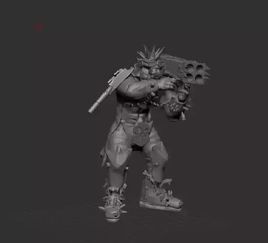 Orc-Punck with rocket launcher