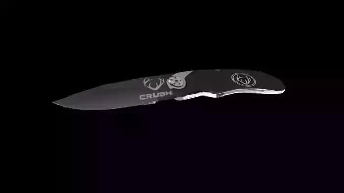 Crush Knife - Animated Low-poly 3D model