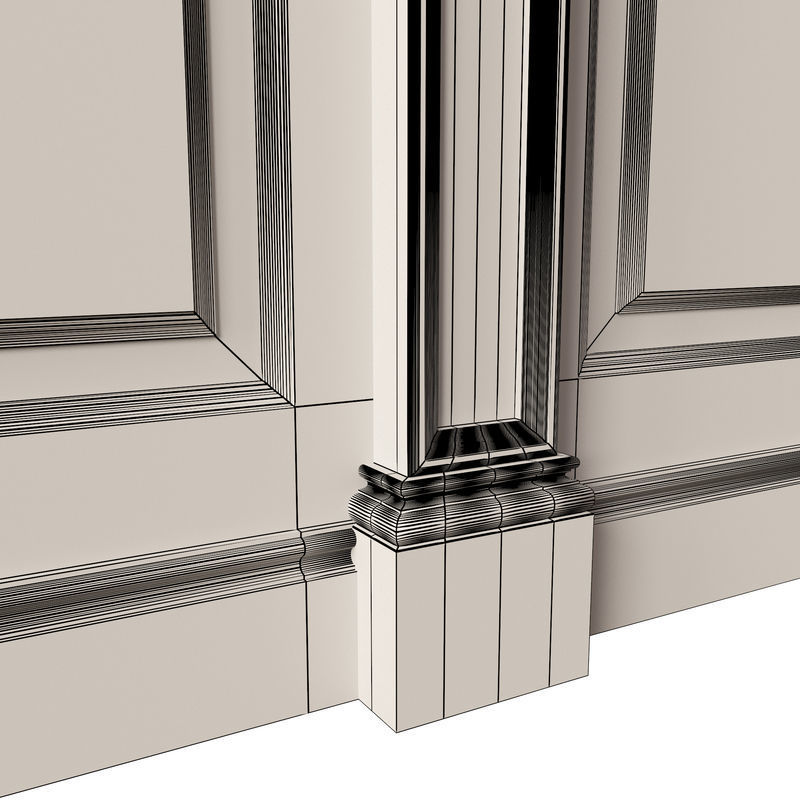 Wooden panel 01 05 3D model_24