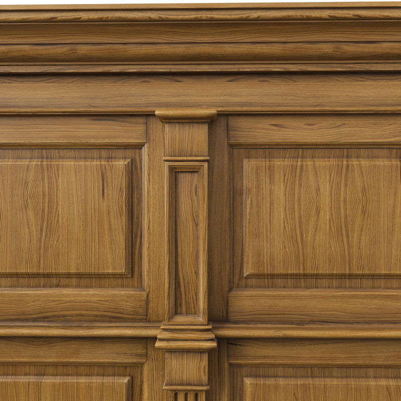 Wooden panel 01 05 3D model_13