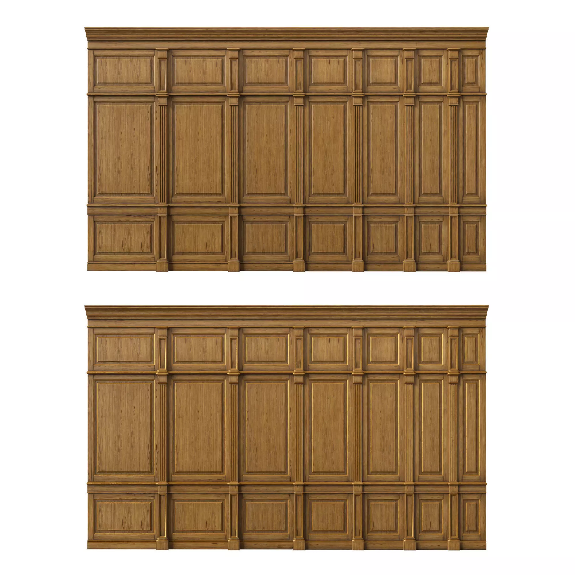 Wooden panel 01 05 3D model_0