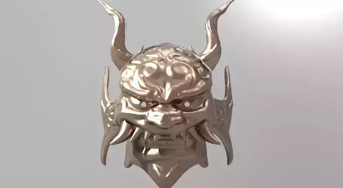 War God Baroque Mask 1 3D model