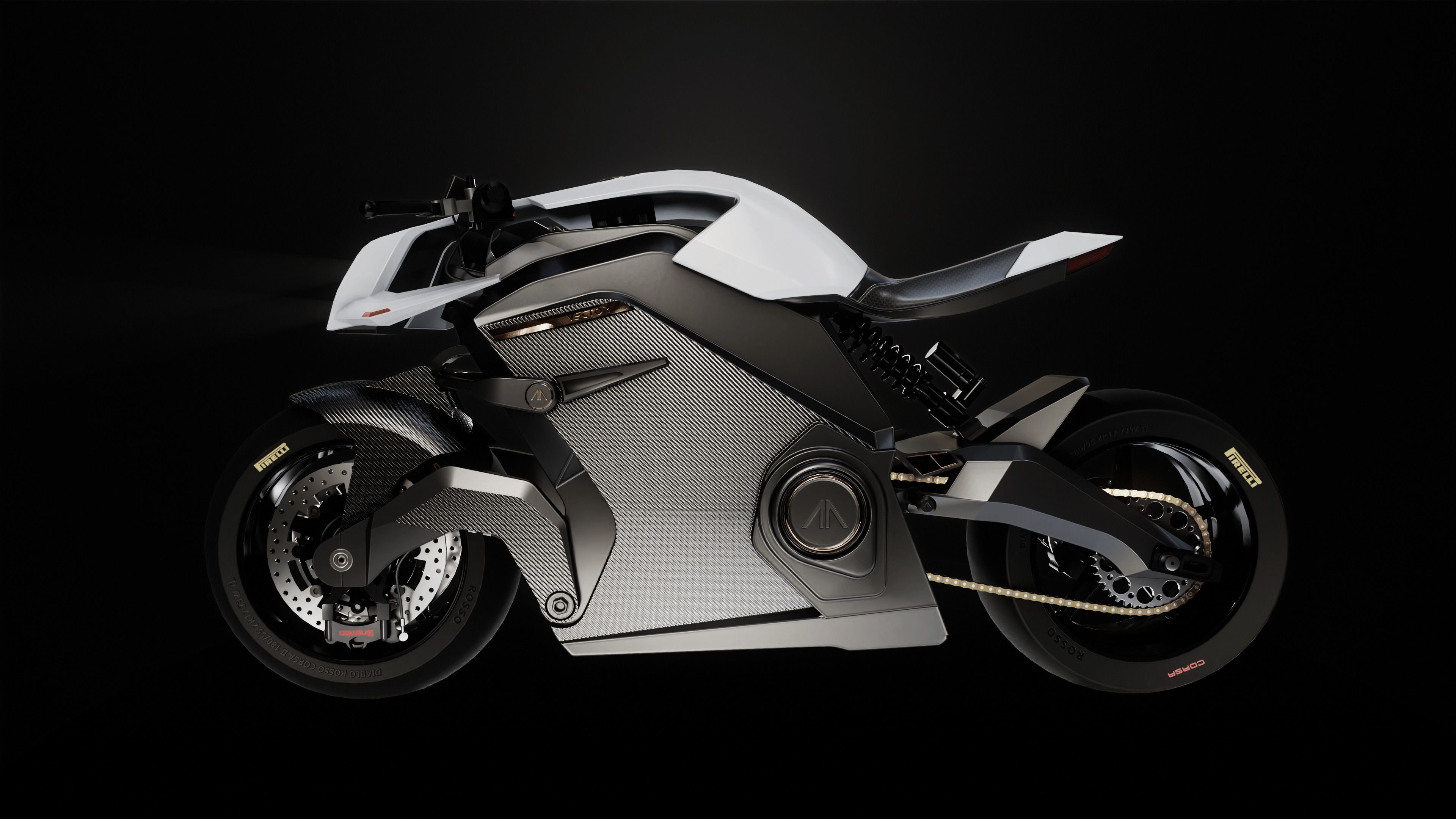 ARC VECTOR motorcycle Low-poly 3D model_3