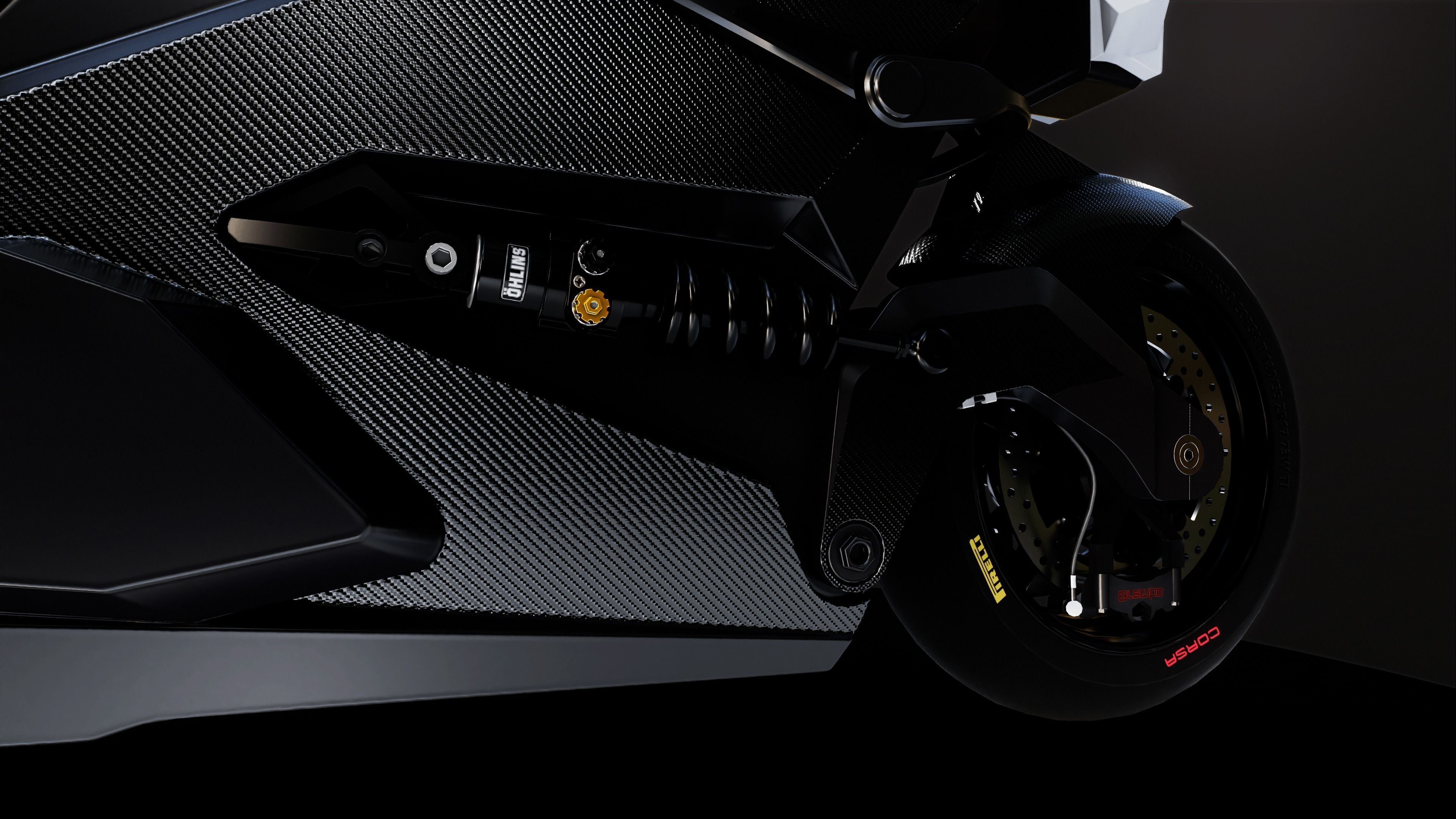 ARC VECTOR motorcycle Low-poly 3D model_8