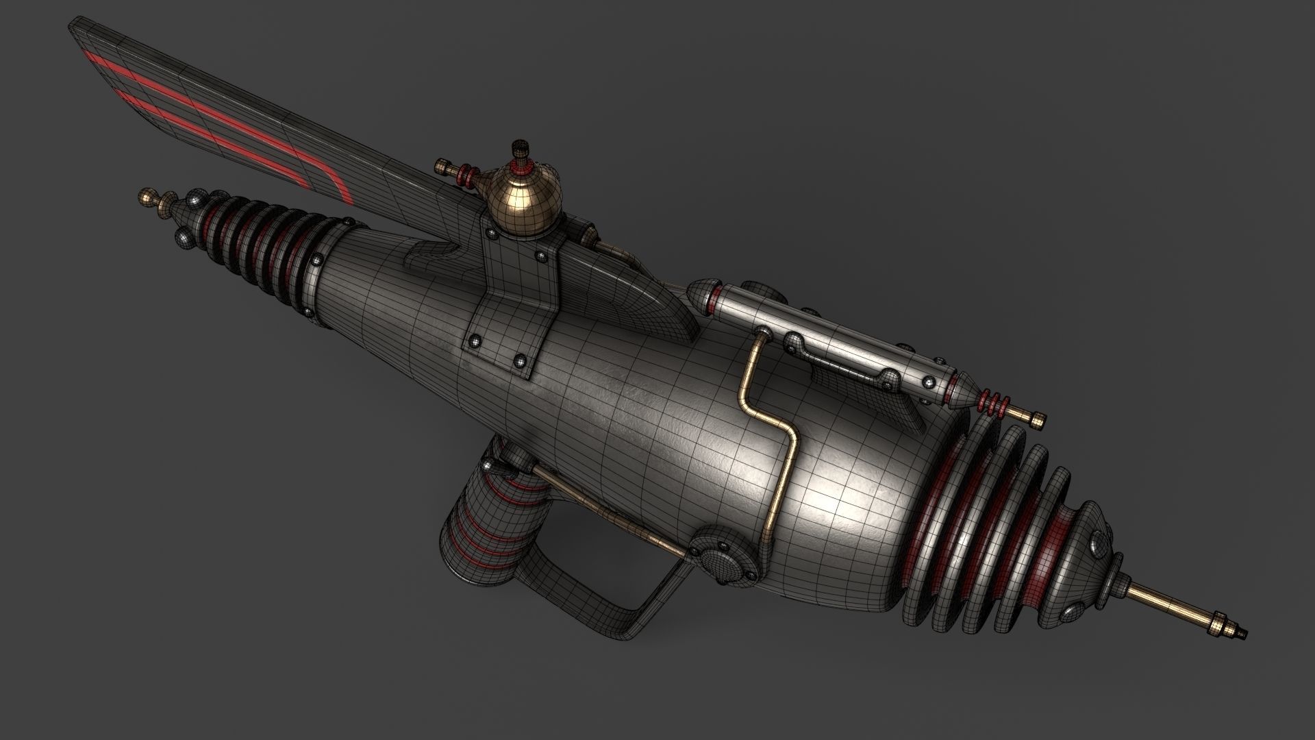 Fantasy Gun 10 3D model_14